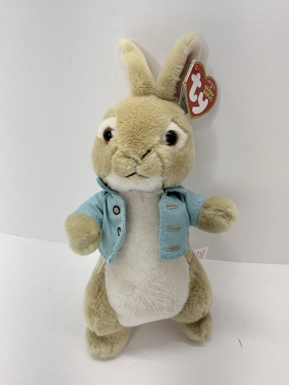 Ty Beanie Babies Peter Rabbit Movie Cotton Tail Plush Stuffed Animal 8" 2018